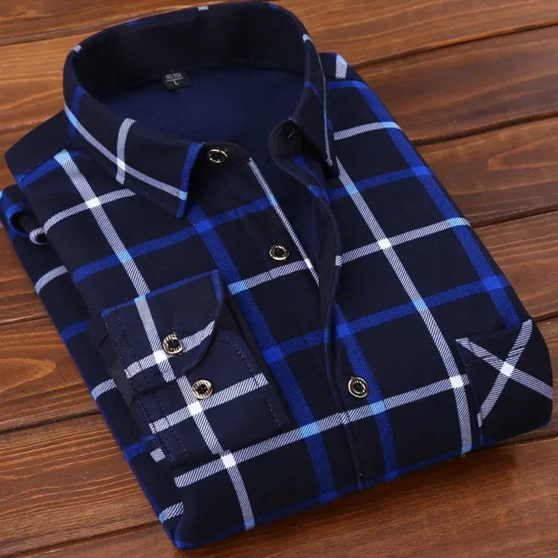 The “Acadia Plaid” Fleece-Lined Shirt