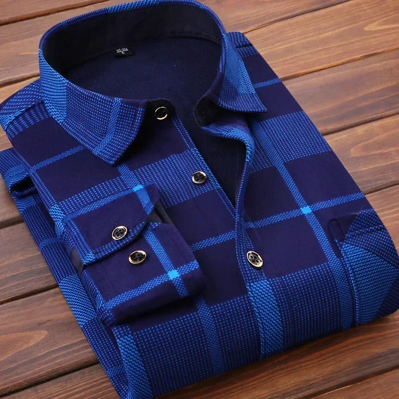 The “Acadia Plaid” Fleece-Lined Shirt
