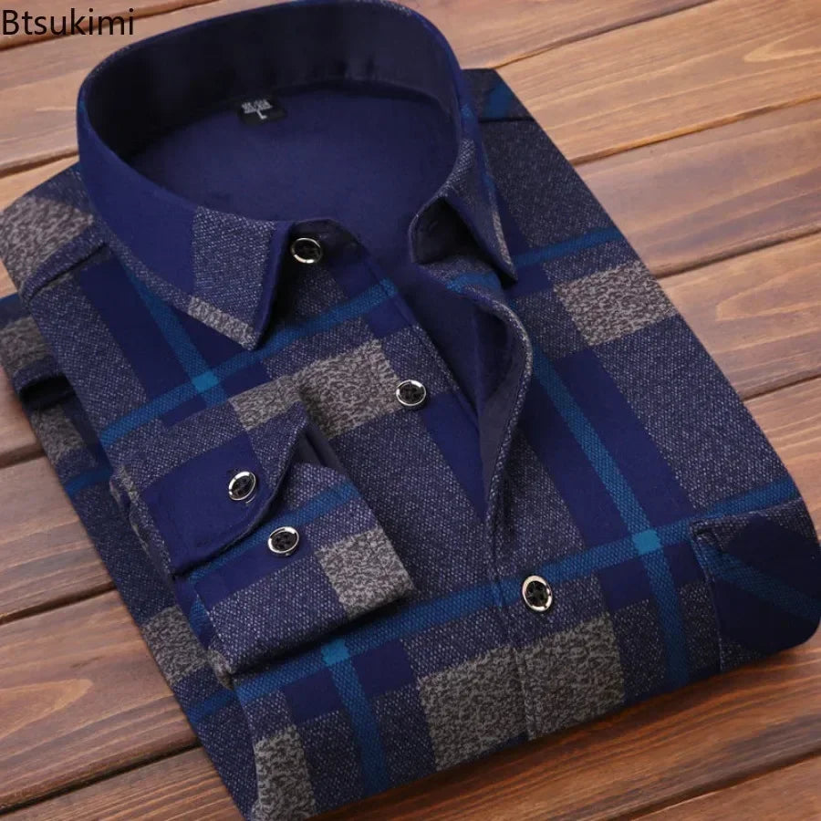 The “Acadia Plaid” Fleece-Lined Shirt