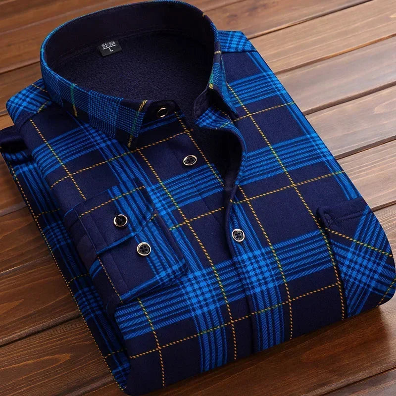 The “Acadia Plaid” Fleece-Lined Shirt