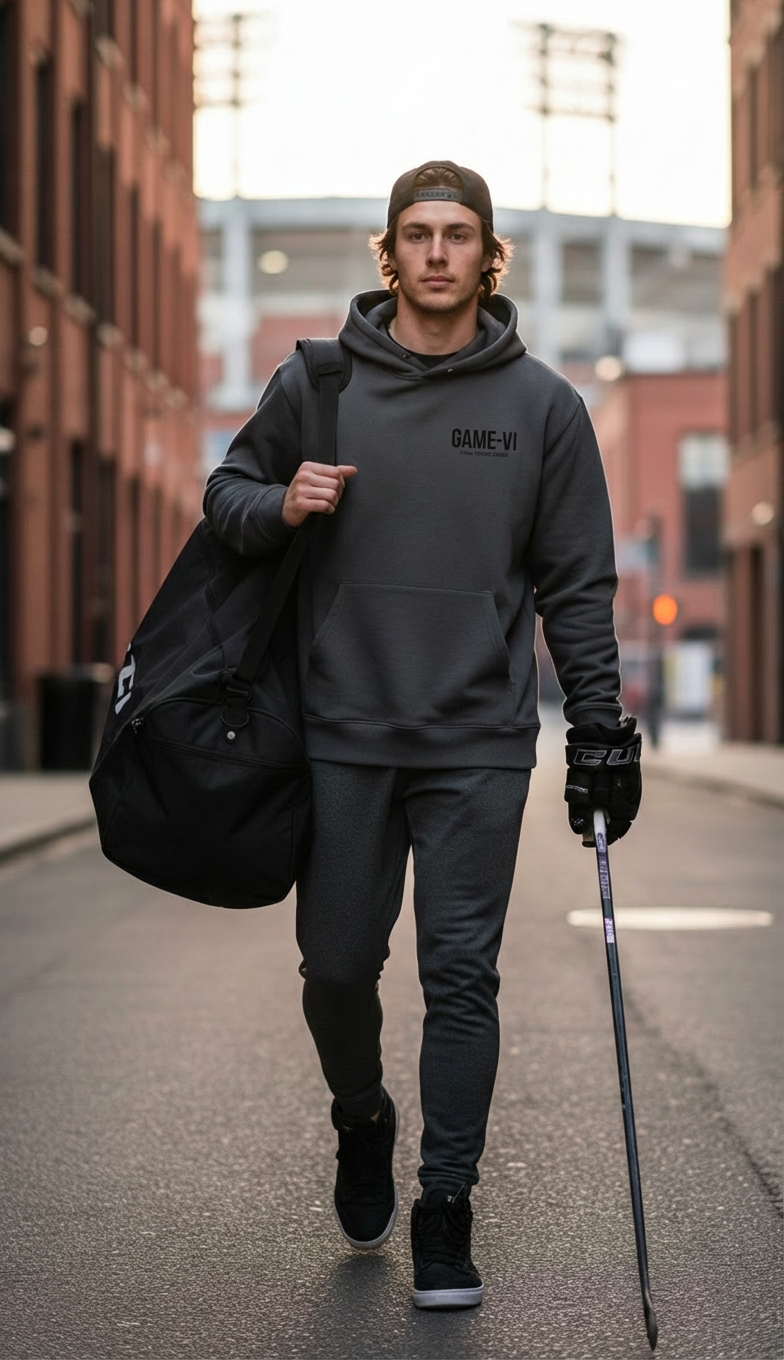 Urban garment-dyed hoodie